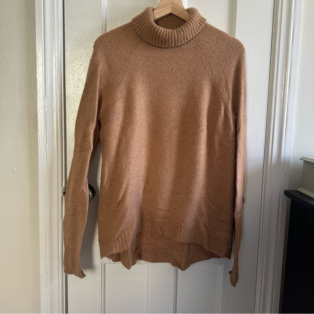 J. Crew Camel Color Wool/Alpaca Sweater